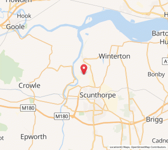 Map of Flixborough, EnglandEngland