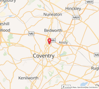 Map of Foleshill, EnglandEngland