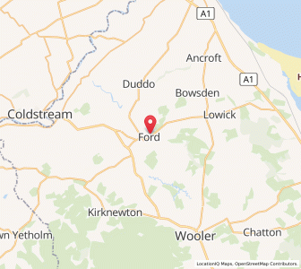 Map of Ford, EnglandEngland