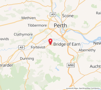 Map of Forgandenny, ScotlandScotland