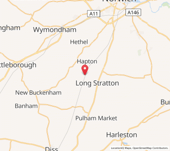 Map of Forncett Saint Mary, EnglandEngland