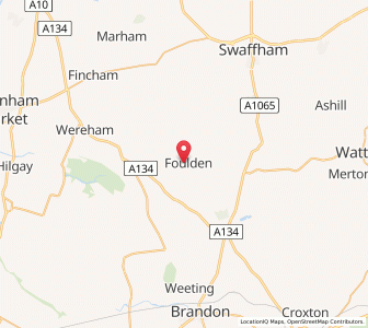 Map of Foulden, EnglandEngland
