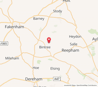 Map of Foulsham, EnglandEngland
