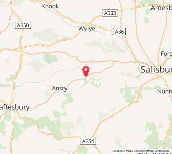 Map of Fovant, EnglandEngland