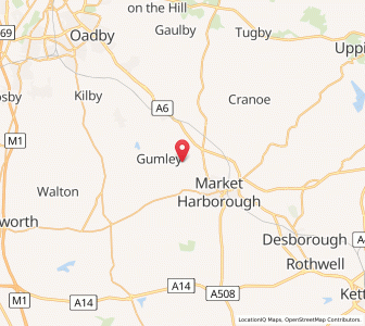 Map of Foxton, EnglandEngland