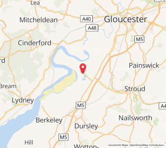 Map of Frampton on Severn, EnglandEngland
