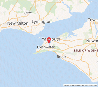 Map of Freshwater, EnglandEngland