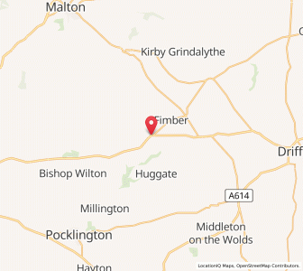 Map of Fridaythorpe, EnglandEngland