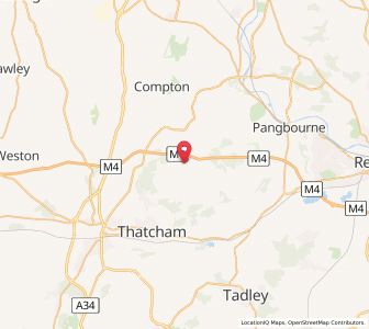 Map of Frilsham, EnglandEngland