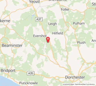 Map of Frome Saint Quinton, EnglandEngland