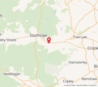 Map of Frosterley, EnglandEngland
