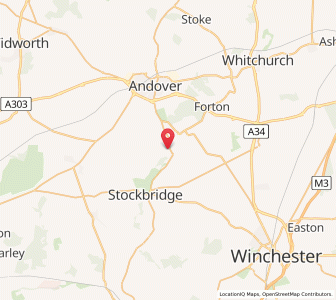 Map of Fullerton, EnglandEngland