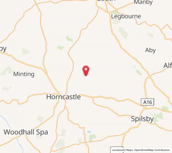 Map of Fulletby, EnglandEngland