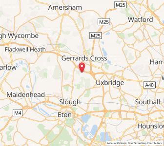 Map of Fulmer, EnglandEngland