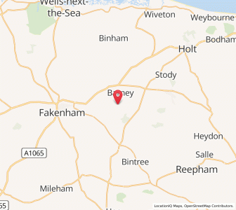 Map of Fulmodeston, EnglandEngland