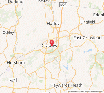 Map of Furnace Green, EnglandEngland