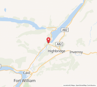 Map of Gairlochy, ScotlandScotland