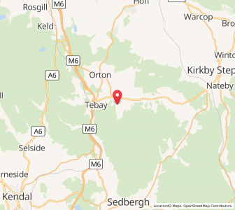 Map of Gaisgill, EnglandEngland