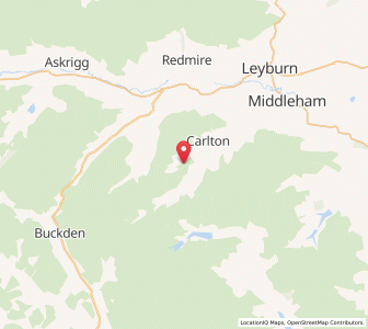 Map of Gammersgill, EnglandEngland