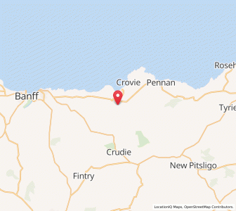 Map of Gamrie, ScotlandScotland