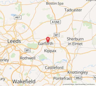 Map of Garforth, EnglandEngland