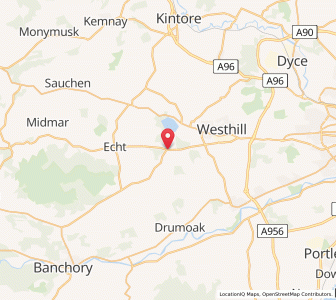 Map of Garlogie, ScotlandScotland