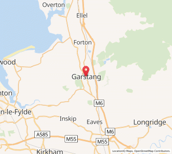 Map of Garstang, EnglandEngland