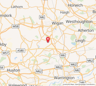 Map of Garswood, EnglandEngland