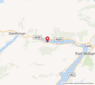 Map of Garvan, ScotlandScotland