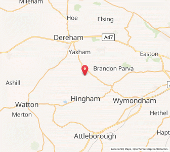 Map of Garveston, EnglandEngland