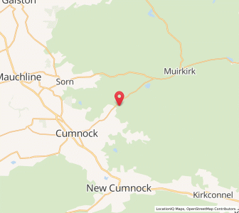 Map of Gaswater, ScotlandScotland
