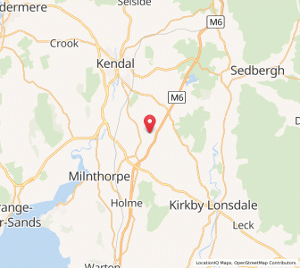 Map of Gatebeck, EnglandEngland