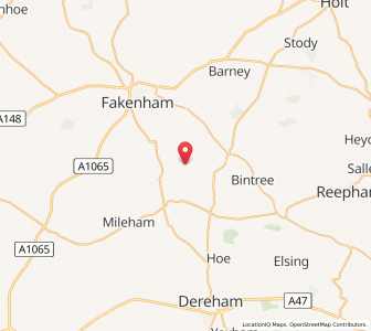 Map of Gateley, EnglandEngland