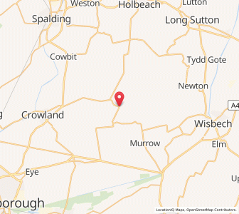 Map of Gedney Hill, EnglandEngland
