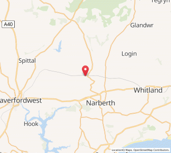 Map of Gelli, WalesWales