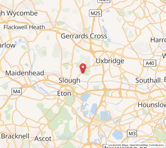 Map of George Green, EnglandEngland