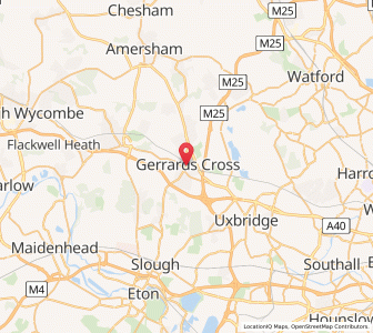 Map of Gerrards Cross, EnglandEngland