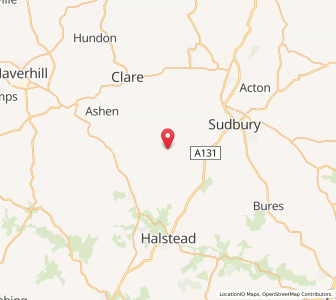 Map of Gestingthorpe, EnglandEngland