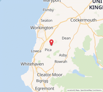 Map of Gilgarran, EnglandEngland