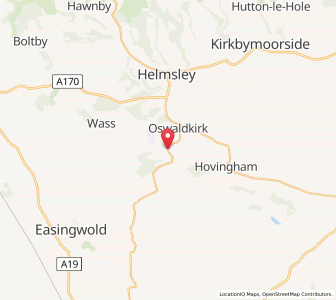 Map of Gilling East, EnglandEngland