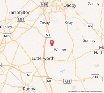Map of Gilmorton, EnglandEngland