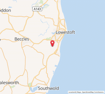 Map of Gisleham, EnglandEngland