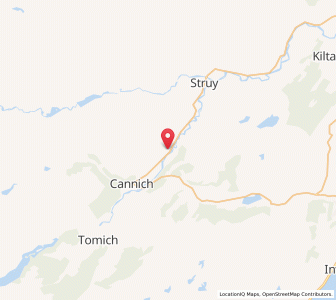 Map of Glassburn, ScotlandScotland