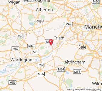 Map of Glazebrook, EnglandEngland