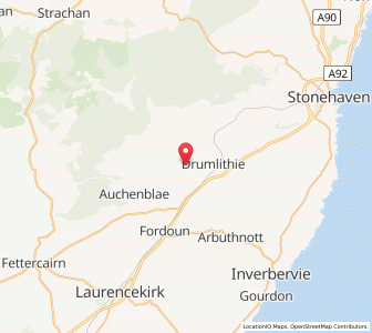 Map of Glenbervie, ScotlandScotland