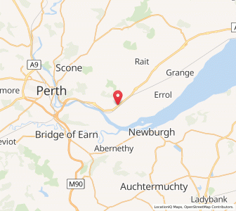 Map of Glencarse, ScotlandScotland