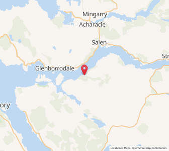 Map of Glencripesdale, ScotlandScotland
