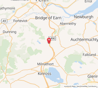 Map of Glenfarg, ScotlandScotland