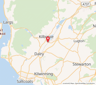 Map of Glengarnock, ScotlandScotland
