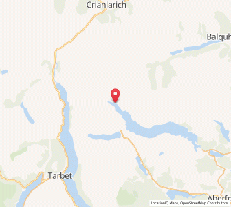 Map of Glengyle, ScotlandScotland